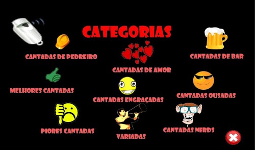 Android application Cantadas em Audio screenshort