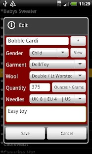 Knitting Patterns Database - screenshot thumbnail
