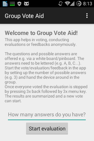 Group Vote Aid