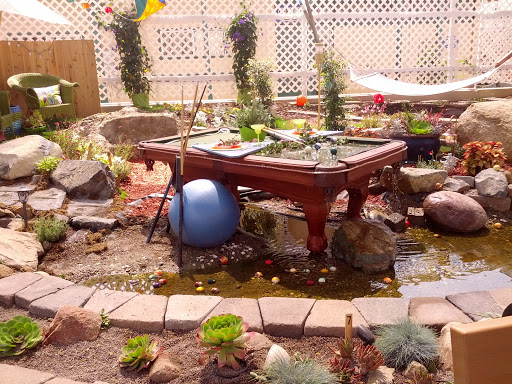Eccentric Pool Table Fountain