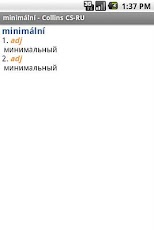 Czech<>Russian Mini Dictionary