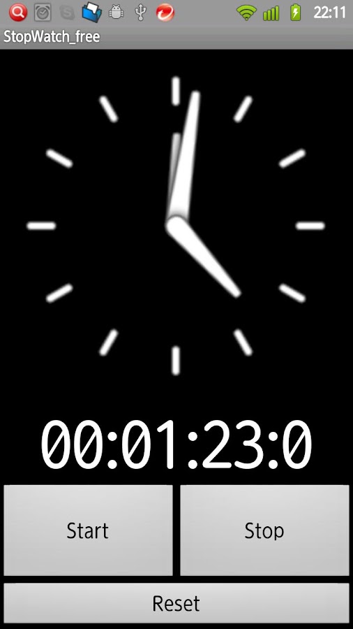 StopWatch_pro Screen 3