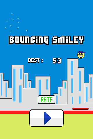 【免費街機App】Bouncing smiley-APP點子