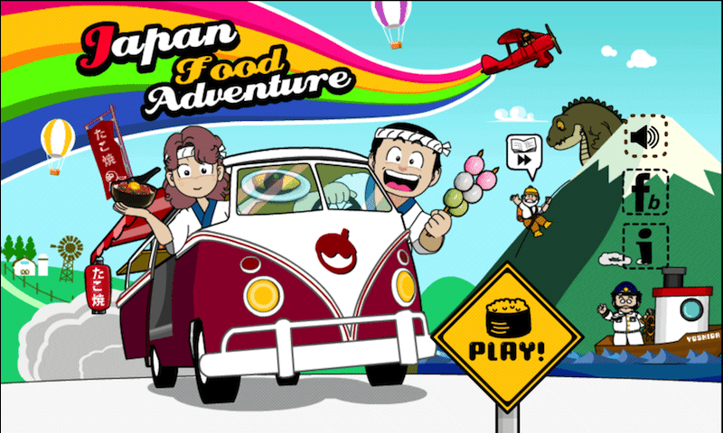 Android application Japan Food Adventure screenshort