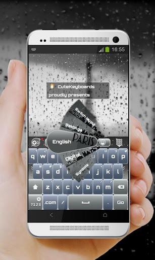 巴黎的雨 GO Keyboard Theme