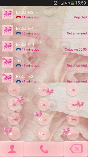 ExDialer Pink Bow