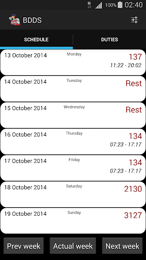 【免費生產應用App】Bus Driver Duty Schedule Lite-APP點子