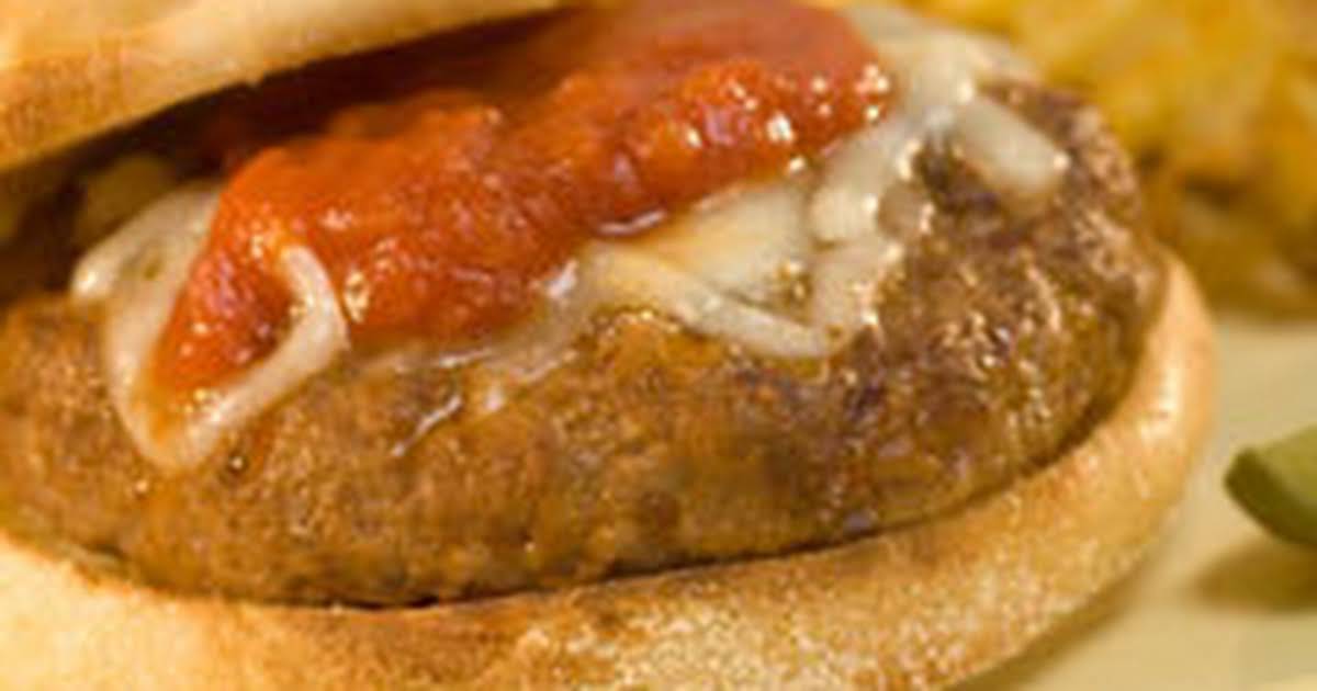 10 Best Pizza Burgers with Ground Beef Recipes Yummly