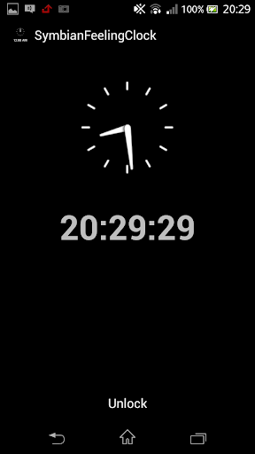 Symbian Feeling Clock