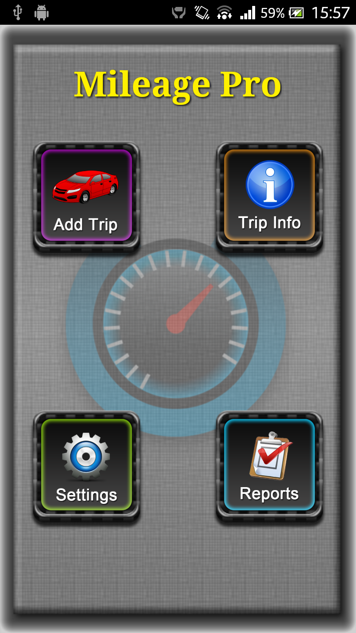 Mileage Pro for Android Screen 1
