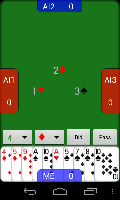 Android application Ten (Card Game, No Ads:) screenshort