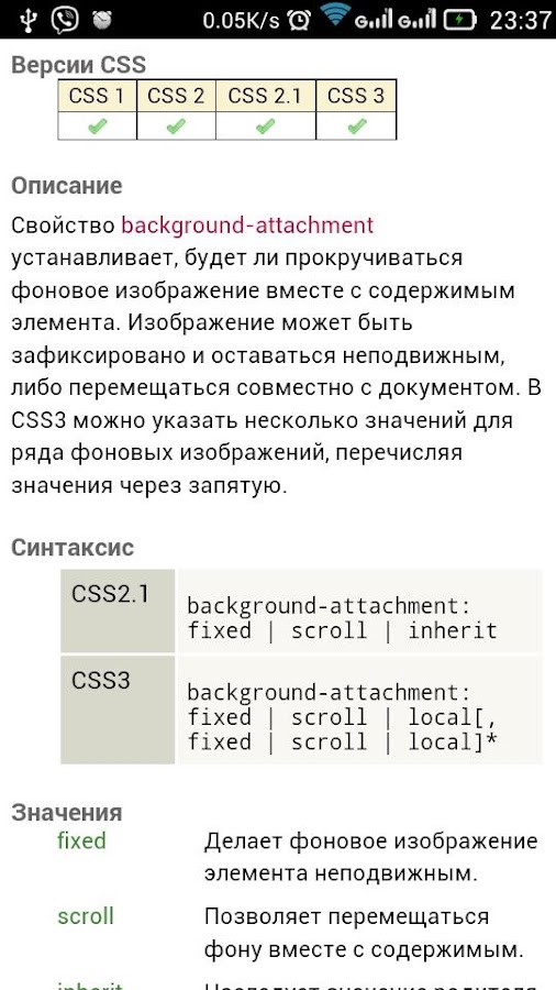 Шпаргалка По Css3 На Русском