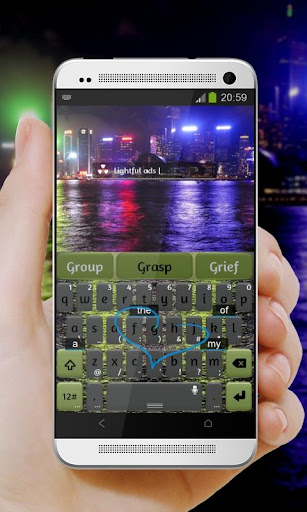 免費下載個人化APP|夜港 TouchPal Theme app開箱文|APP開箱王