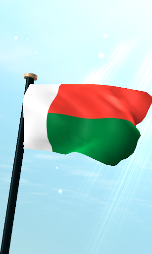 Madagascar Flag 3D Free