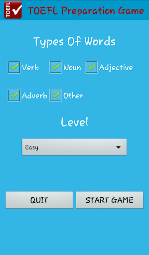 TOEFL Preparation Game