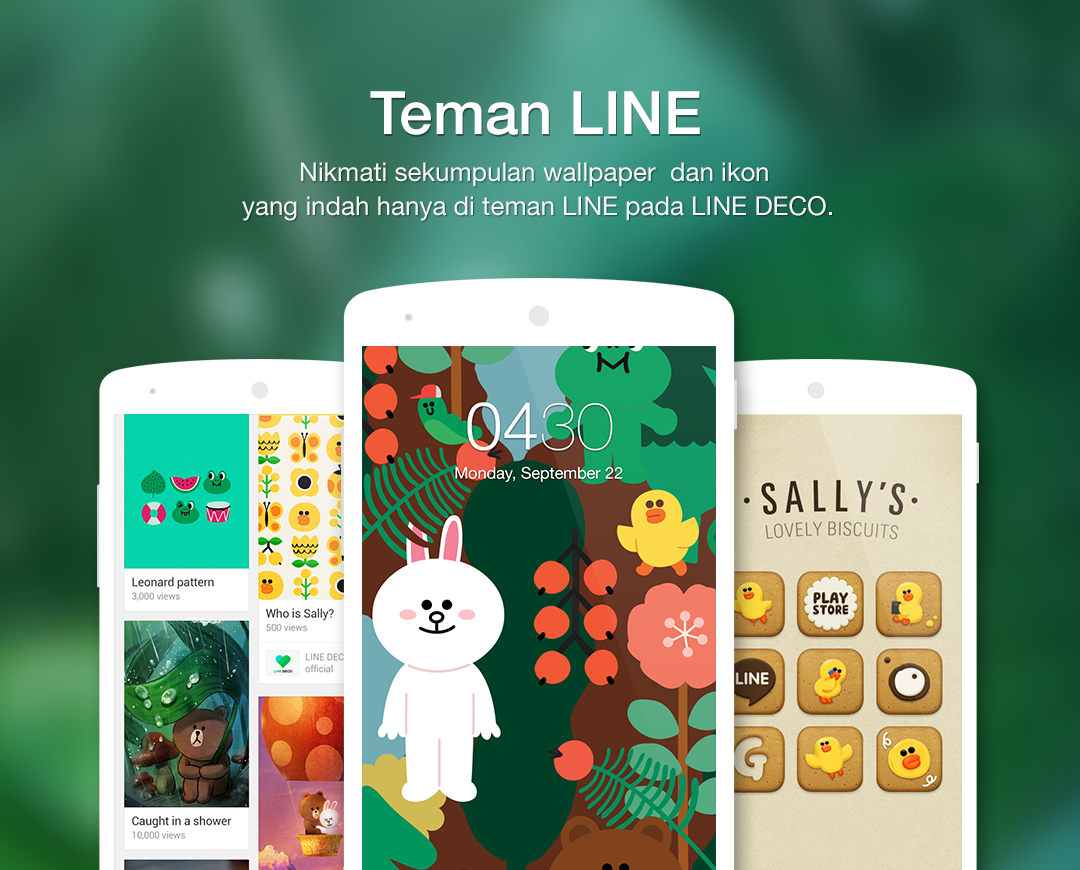 Wallpapers Ikon LINE DECO Apl Android Di Google Play