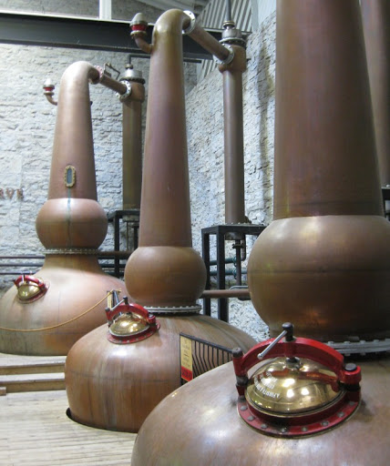 Copper Pot Stills at Woodford Reserve Distillery