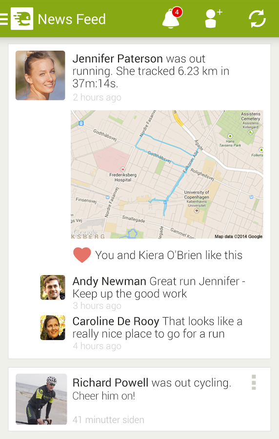 Endomondo Sports Tracker PRO - screenshot