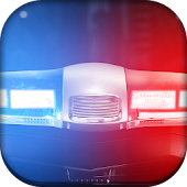 Police siren light & sound