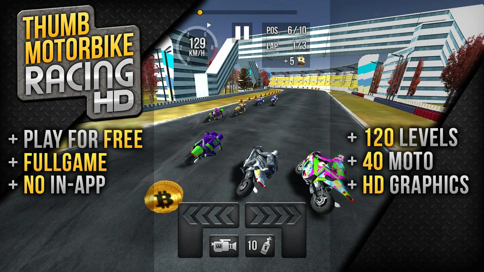   Thumb Motorbike Racing: captura de tela 