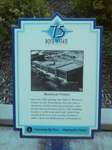 Morrison Center Plaque