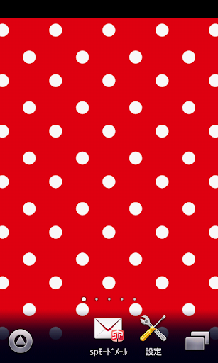 red polka dots wallpaper ver4