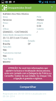 Pessoas Desaparecidas Brasil APK تصویر نماگرفت #2