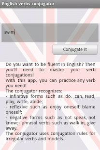 Free English verbs conjugator APK