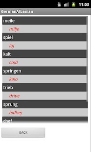 Albanian German Dictionary Screenshots 4