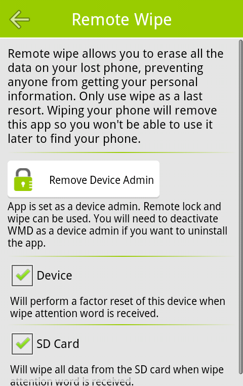Wheres My Droid Android