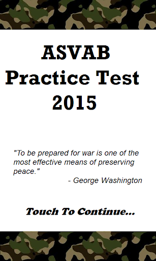 Free ASVAB Practice Test 2015