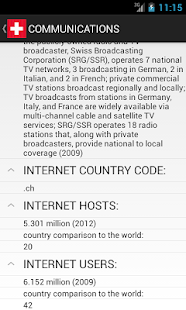 Switzerland Facts Screenshots 8