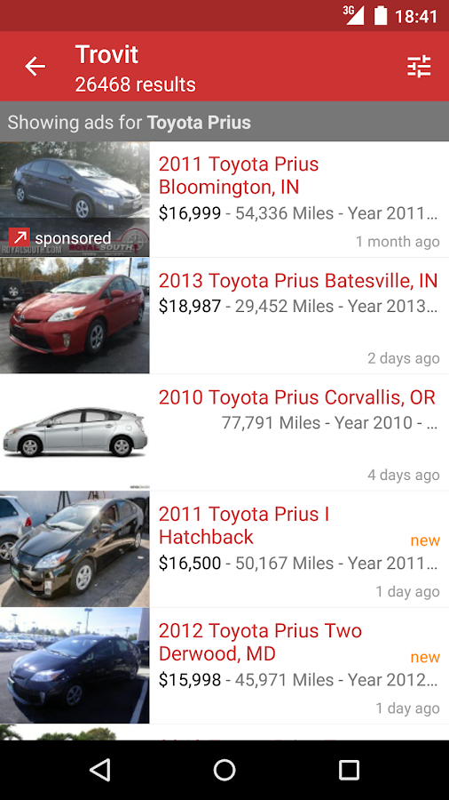 Used cars for sale Trovit Android Apps on Google Play
