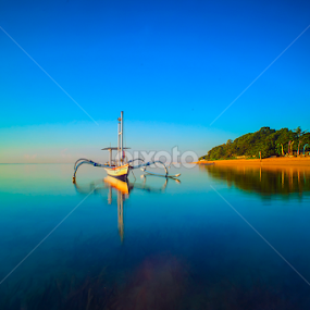 alone by Om Kas - Transportation Boats