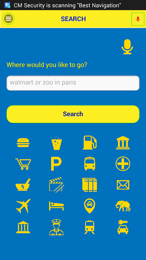 Android application Best Navigation screenshort