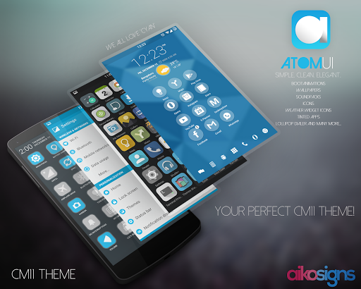 AtomUI - CM 11 PA Theme