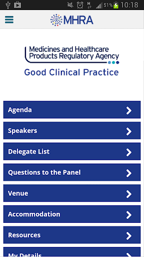 MHRA GCP Event App 2014