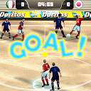 Beach soccer game (3D) mobile app icon