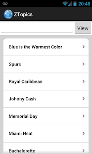 Free ZTopics APK for PC