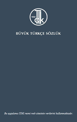 【免費教育App】TDK Büyük Türkçe Sözlük-APP點子