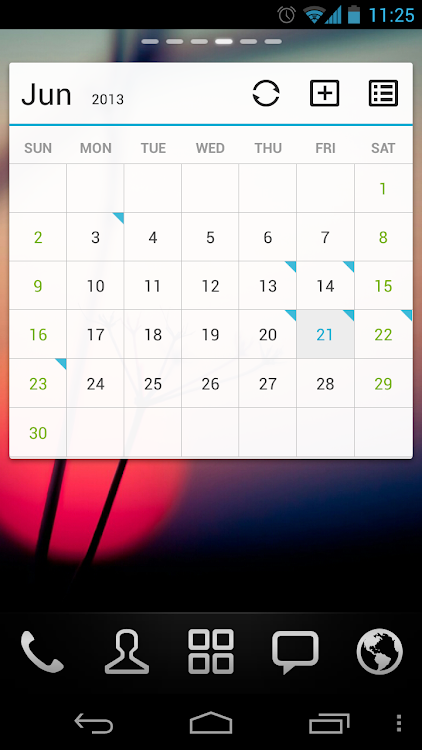 GO Calendar Widget - 4.1 - (Android)