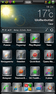 Next Launcher 3D Glass Theme