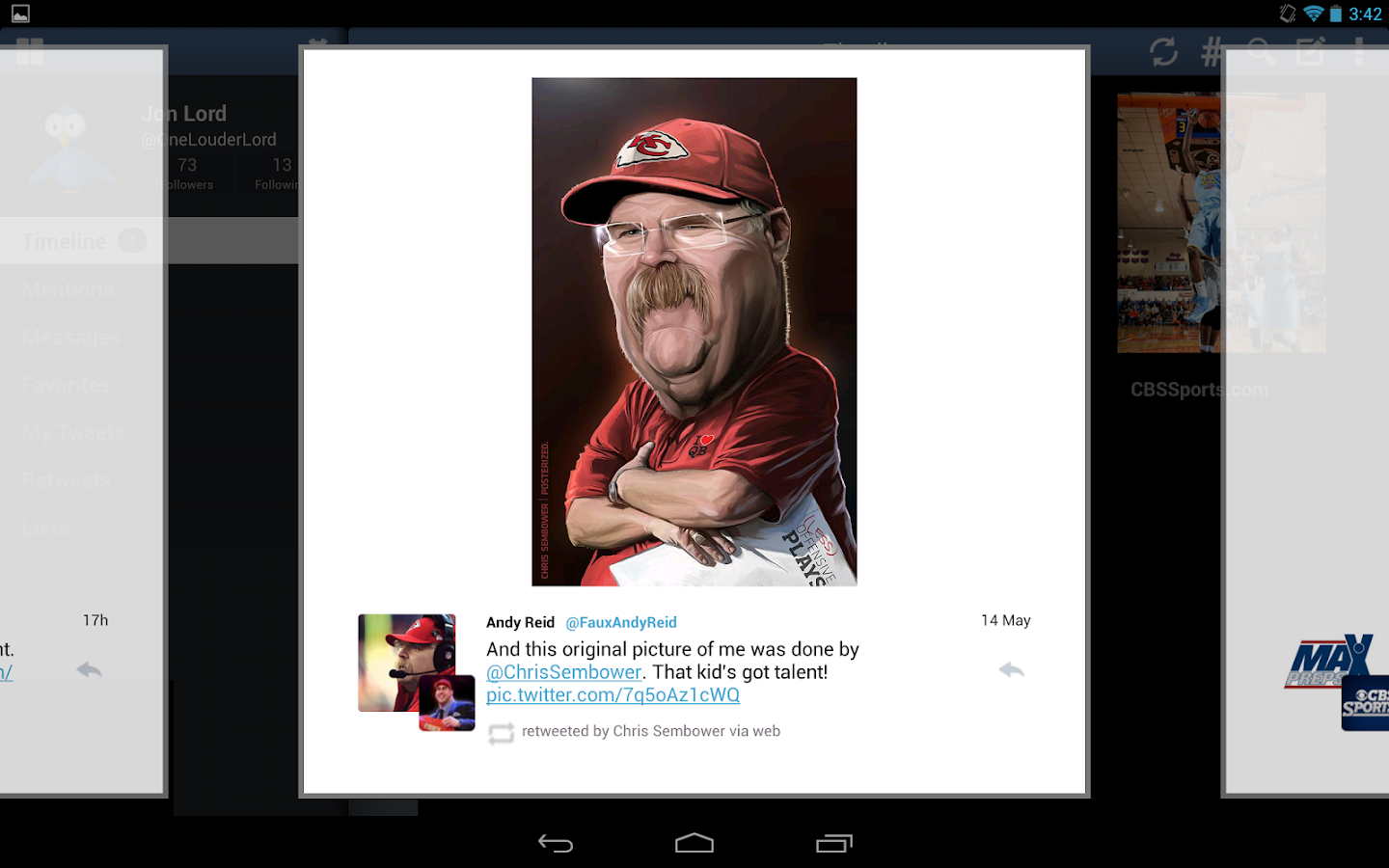 TweetCaster Pro for Twitter - screenshot