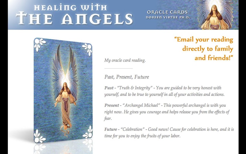 Heal with Angels Oracle Cards Screen 3