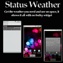 Status bar weather