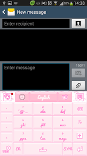 GO Keyboard Lovely Pink Screenshots 12