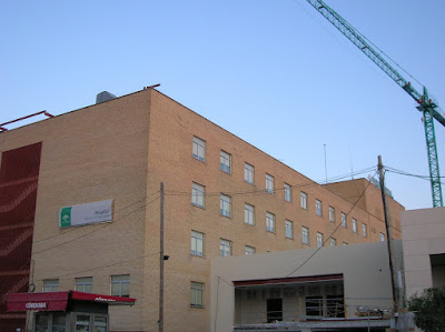 El hospital comarcal en obras. Foto: Pozoblanco News