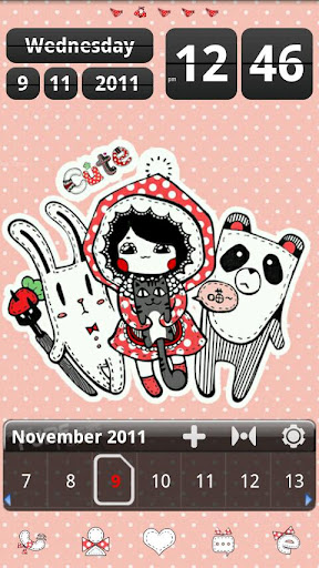 Cute Theme GO Launcher EX