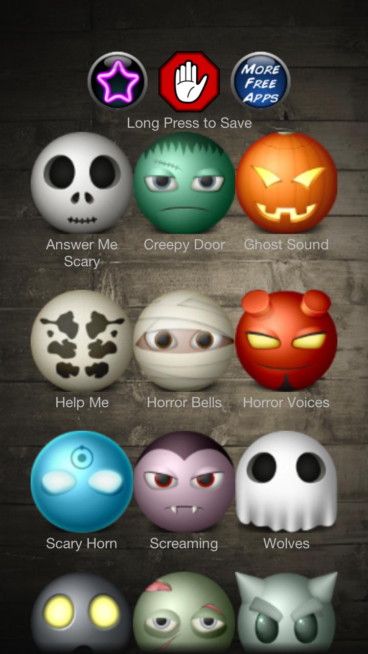 Scary Ringtones Screen 1