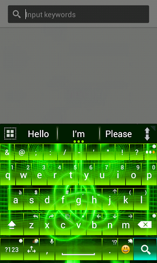 A.I.type theme gallery green א